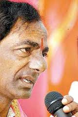 KCR's fiery speech