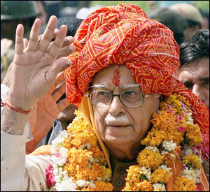 Advani's Yatra to enter AP on Oct 18