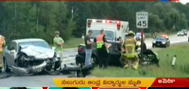 Four Telugus killed in US road accident
