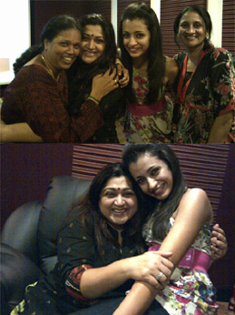 Trisha Partying Pics @ Brinda Home