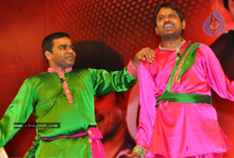 Telangana & TRS Happy @ 'Eega' Audio! 