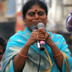 Vijayamma thanks voters for party's victory