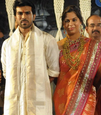 Charan & Upasna seek Balaji blessings