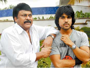 Charan has no time for Daddy!!