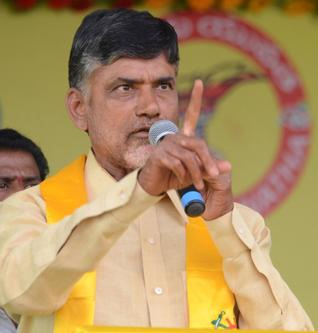 Samaikhyandhra rally confronts Naidu