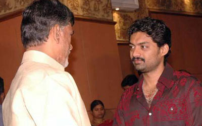 Kalyan Ram meets Naidu