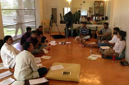 Rajamouli Team at Work!