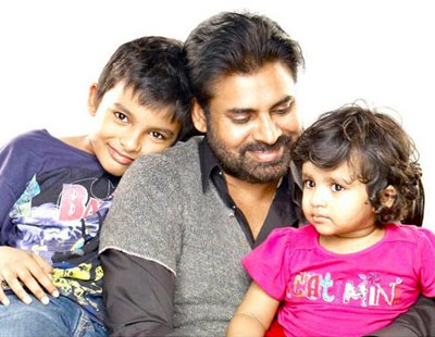 Pawan's Rare Pic with His Cute Kids