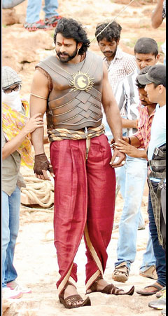 'Baahubali's Mesmerizing Looks @ Shoot Spot