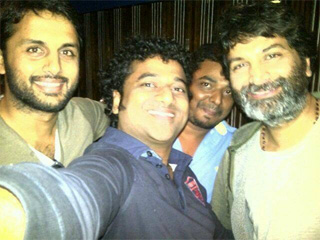 DSP, Trivikram, Nitin @ AD