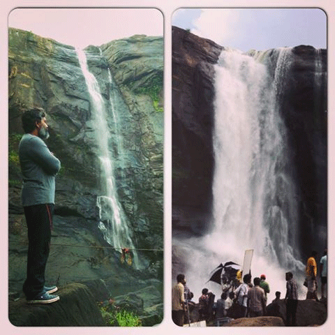 Dramatic Change of Nature at 'Bahubali's Shoot!