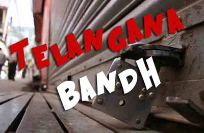 'Telangana Bandh' paralyses normal life