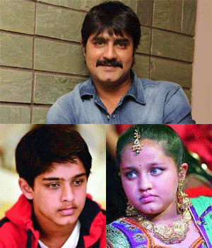 Hero Srikanth's Son n Daughter in Rudhramadevi