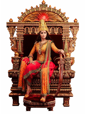 Jewellery Worth Rs.5 cr.for 'Rudhramadevi'!