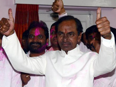 KCR to take oath with six-member cabinet