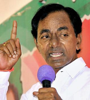 KCR ignores Naidu's invitation for swearing-in ceremony