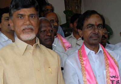 President's visit brings Naidu, KCR together