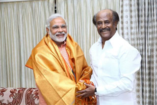 PM's Birthday Wishes to Rajnikanth