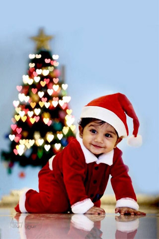 Cute Allu Ayaan Turns Santa Claus