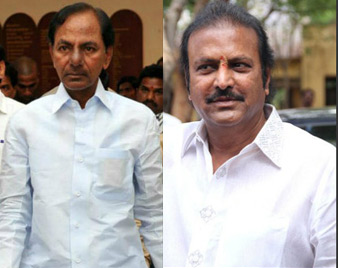 Actor Mohan Babu calls on KCR