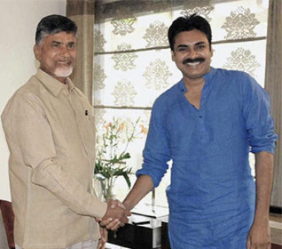 Pawan Meets Chandrababu Naidu
