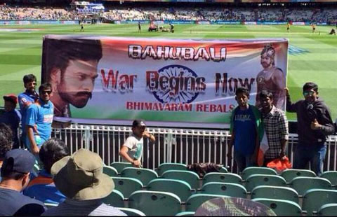 'Baahubali' Craze in India-Bangladesh Match