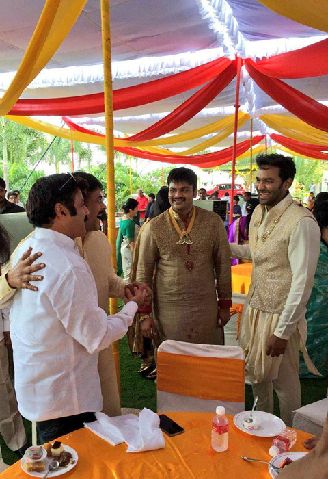 Chiranjeevi & Balakrishna's Joyful Moment