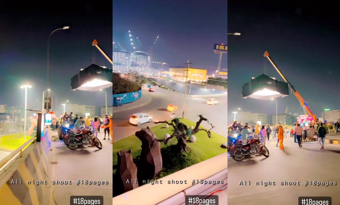 18 Pages night shoot