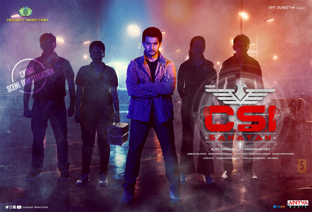 Aadi's CSI Sanathan first look out