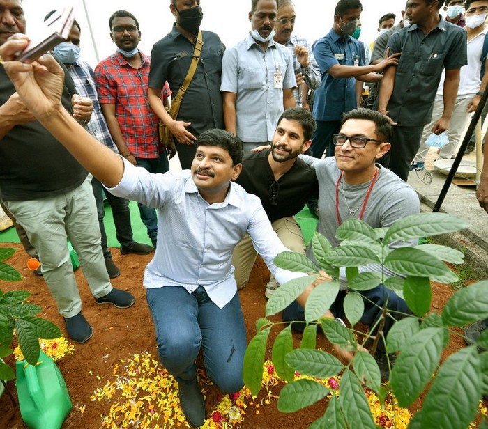 Aamir Khan, Naga Chaitanya boost Green India challenge