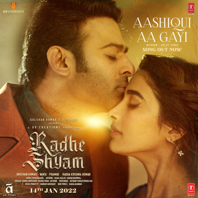 Aashiqui Aa Gayi from Radhe Shyam released