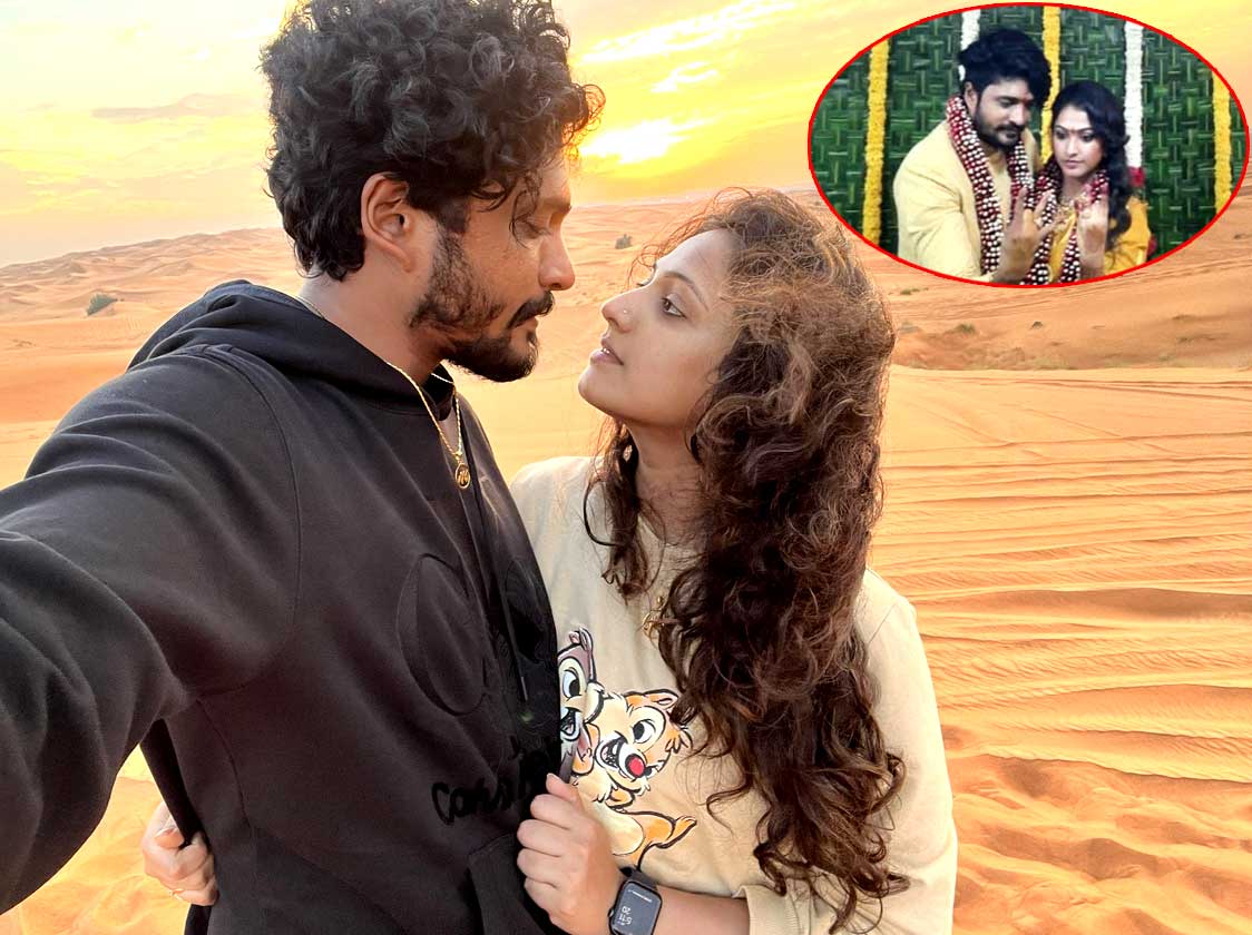 Actress Haripriya is engaged to her co-star Vasishta Simha