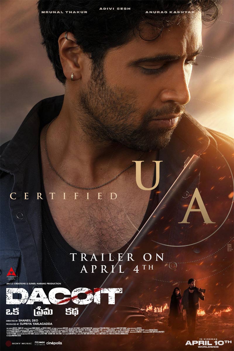 Adivi Sesh Dacoit Passes Censor With UA Locking Ideal Runtime