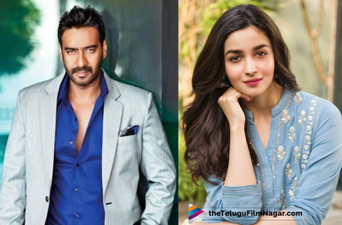 Ajay Devgn and Alia Bhatt 