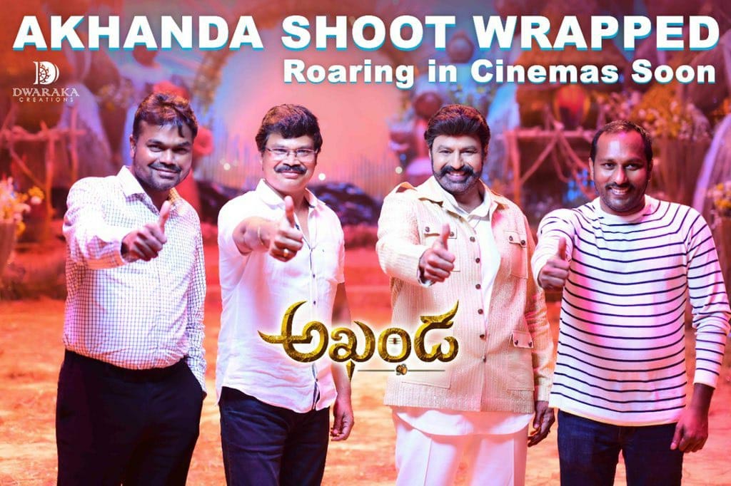 Akhanda shoot wrapped