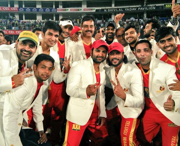 Akhil and Telugu Warriors Team For CCL 2019