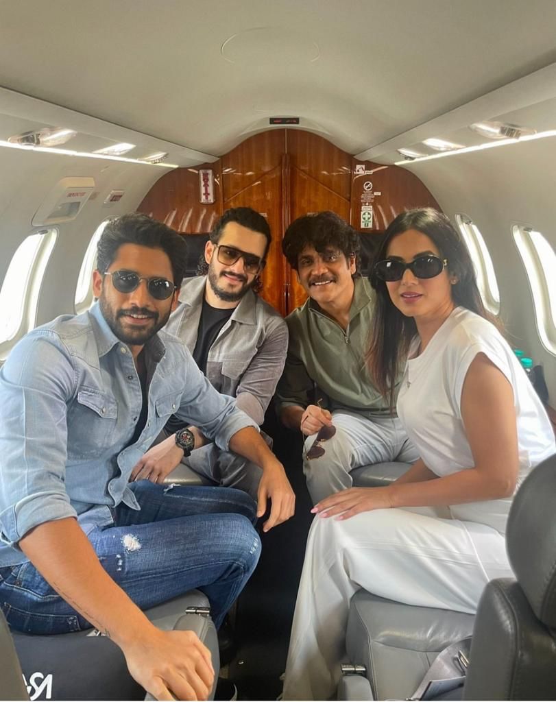 Akkineni tro lands in Kurnool for The Ghost movie
