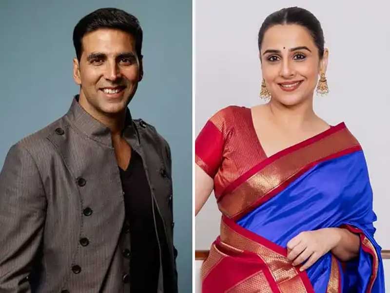 Akshay Kumar and Vidya Balan