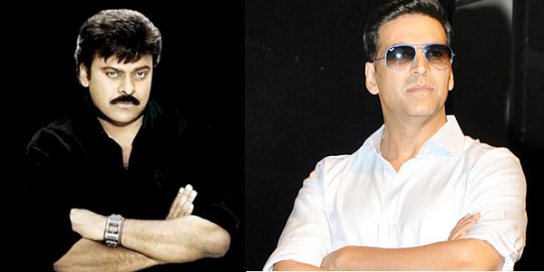 Chiranjeevi and Akshay Kumar