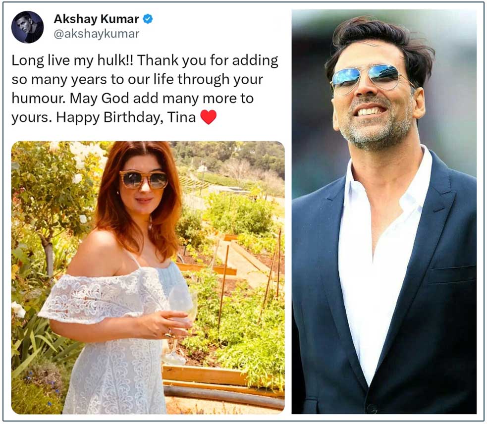 Akshay Kumar wishes his wife with a funny meme