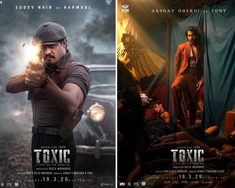 Akshay Oberoi and Sudev Nair looks from Toxic