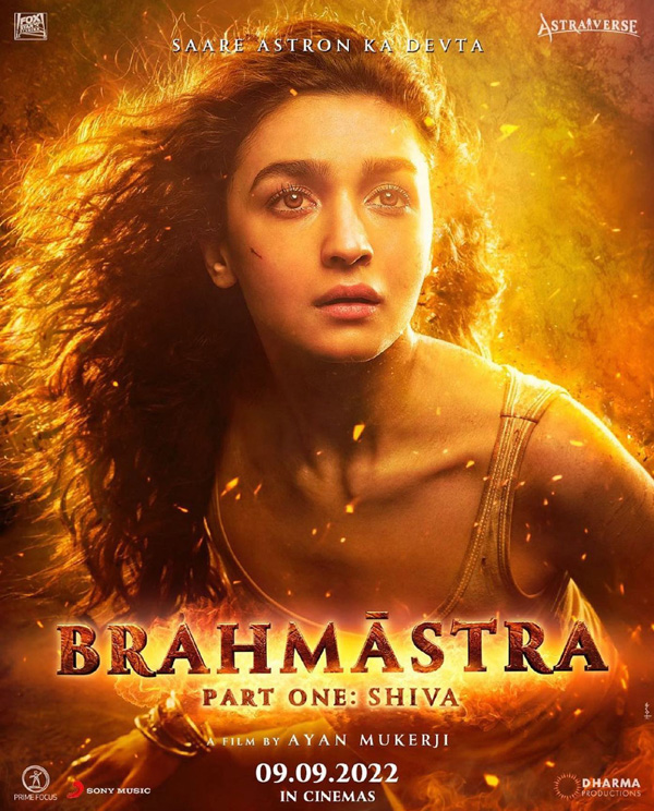 Alia Bhatt's first look from Brahmastra out