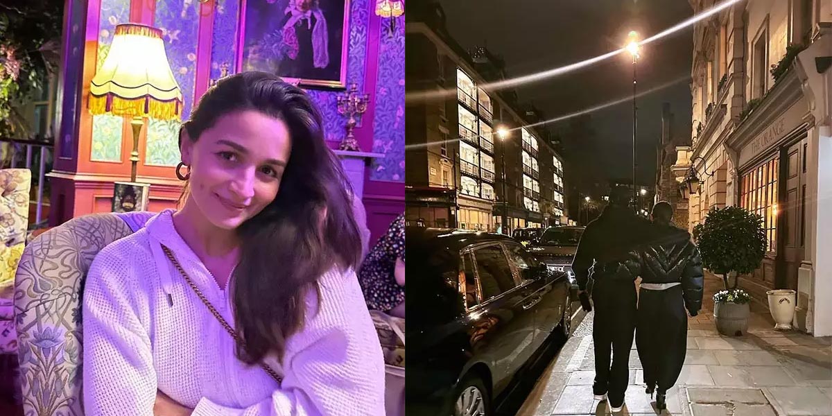 Alia Bhatt, Ranbir Kapoor romancing in London