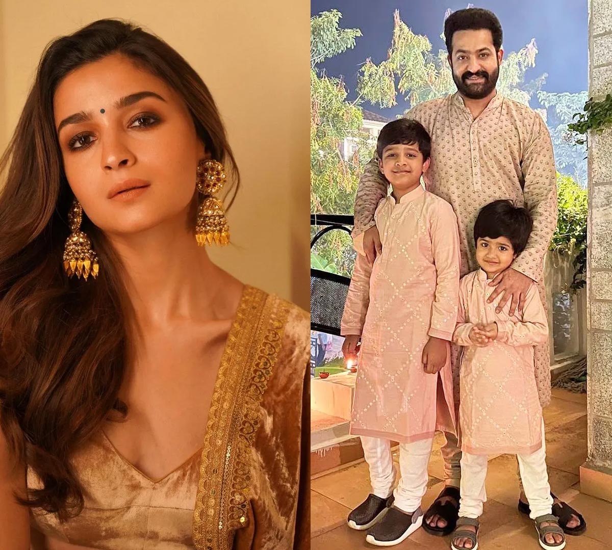 Alia Bhatt surprises NTR kids