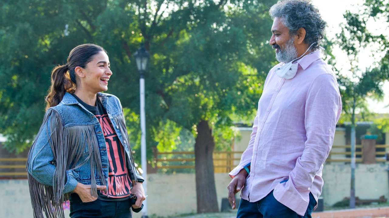 Alia with Rajamouli