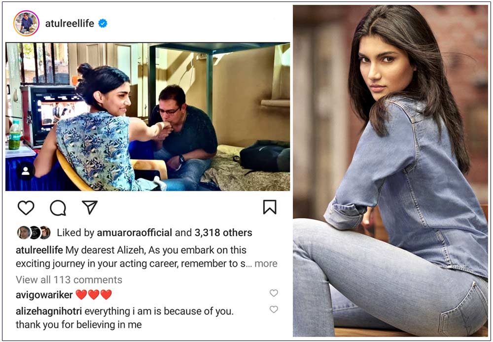 Alizeh Agnihotri father touching message goes viral