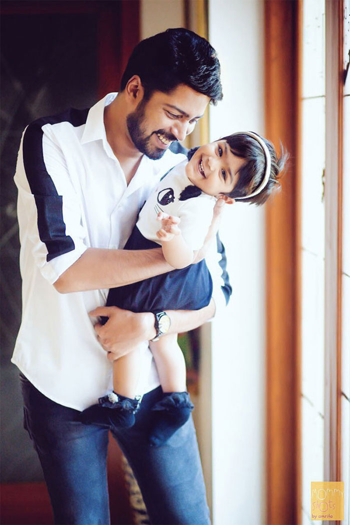 Allari Naresh and his Daughter Ayana Evika