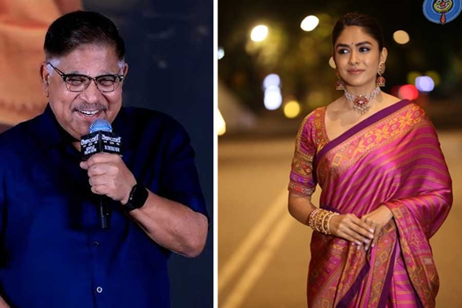 Allu Aravind shares his dream with Mrunal 