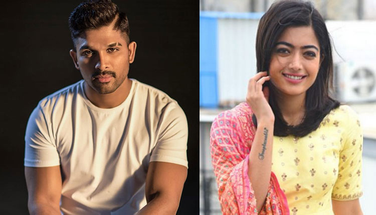 Allu Arjun and Rashmika Mandanna