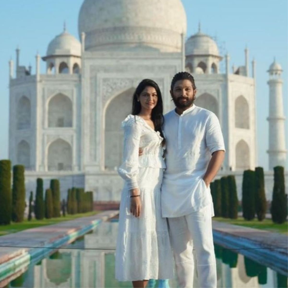 Allu Arjun and Sneha Reddy